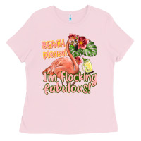 Bubblegum Pink im flocking fabulous Ladies Tee - texasbilliewilder