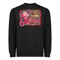 Black let all that you do be done in love Heavyweight Sweatshirt - Jasminsmagicworld