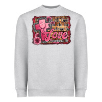Heather Grey let all that you do be done in love Heavyweight Sweatshirt - Jasminsmagicworld