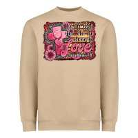 Mushroom let all that you do be done in love Heavyweight Sweatshirt - Jasminsmagicworld
