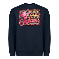 Navy let all that you do be done in love Heavyweight Sweatshirt - Jasminsmagicworld