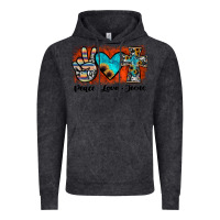 Vintage Black peace love jesus Vintage Hoodie - JahusDesignShop