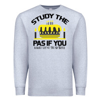 Heather Grey Study the past if you would define the future shi Premium Sweatshirt - Bettercallsaul
