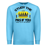 Ocean Blue Study the past if you would define the future shi Premium Sweatshirt - Bettercallsaul