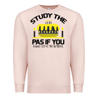 Pale Pink Study the past if you would define the future shi Premium Sweatshirt - Bettercallsaul