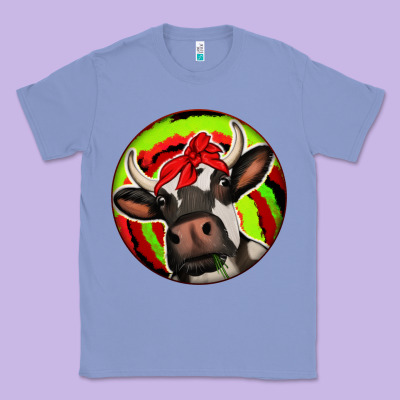 Christmas Cow Classic Tee Designed By Jasminsmagicworld