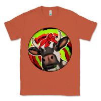Copper Christmas Cow Classic Tee - Jasminsmagicworld