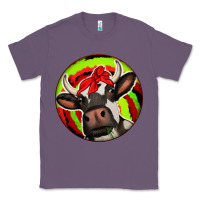 Lavender Christmas Cow Classic Tee - Jasminsmagicworld