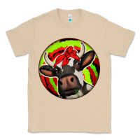 Mushroom Christmas Cow Classic Tee - Jasminsmagicworld
