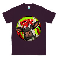 Plum Christmas Cow Classic Tee - Jasminsmagicworld