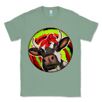 Sage Christmas Cow Classic Tee - Jasminsmagicworld