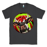 Smoke Christmas Cow Classic Tee - Jasminsmagicworld