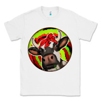 White Christmas Cow Classic Tee - Jasminsmagicworld
