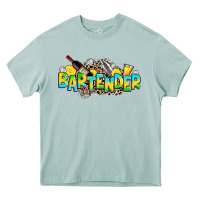 Arona bartender Heavy Core Tee - Zillion Design Studio