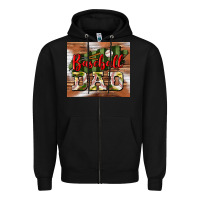 Black Baseball Dad Tumbler Zipper Hoodie - BundleAndBundleShop