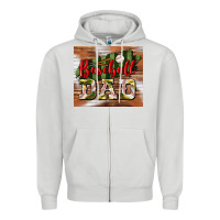 Dove Grey Baseball Dad Tumbler Zipper Hoodie - BundleAndBundleShop