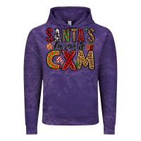 Cloud Purple santa's favorite cxm Vintage Hoodie - Jasminsmagicworld