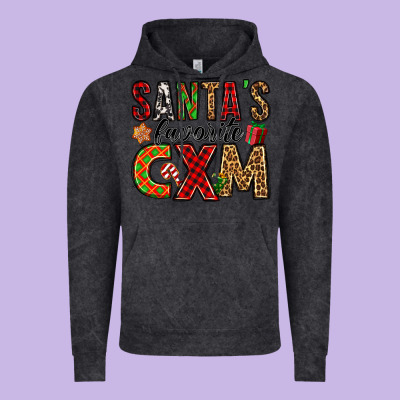 Santa's Favorite Cxm Vintage Hoodie Designed By Jasminsmagicworld