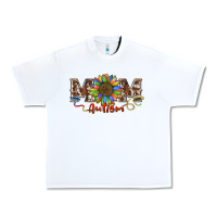 White autism mom Urban Heavy Tee - BarkalooDesign