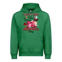 Emerald just a girl who loves valentine's day Urban Hoodie - OliviaCreatesArt