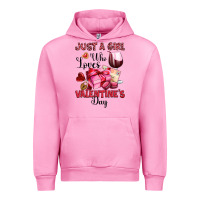 Just A Girl Who Loves Valentine's Day Urban Hoodie | Teevron