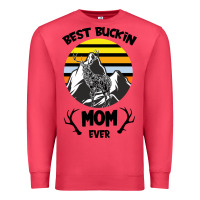 Cardinal Best Buckin Mom Ever Premium Sweatshirt - Bettercallsaul