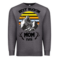 Charcoal Heather Best Buckin Mom Ever Premium Sweatshirt - Bettercallsaul