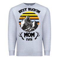 Heather Grey Best Buckin Mom Ever Premium Sweatshirt - Bettercallsaul
