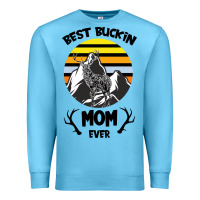 Ocean Blue Best Buckin Mom Ever Premium Sweatshirt - Bettercallsaul