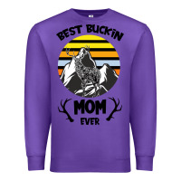 Purple Best Buckin Mom Ever Premium Sweatshirt - Bettercallsaul