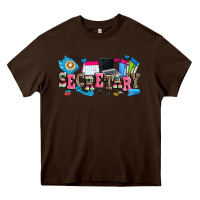 Chocolate Brown secretary Heavy Core Tee - Zillion Design Studio