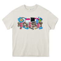 Cream secretary Heavy Core Tee - Zillion Design Studio