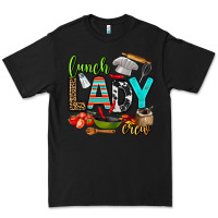 Black lunch lady crew Premium Tee - AdoDesignShop