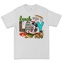 Dove Grey lunch lady crew Premium Tee - AdoDesignShop