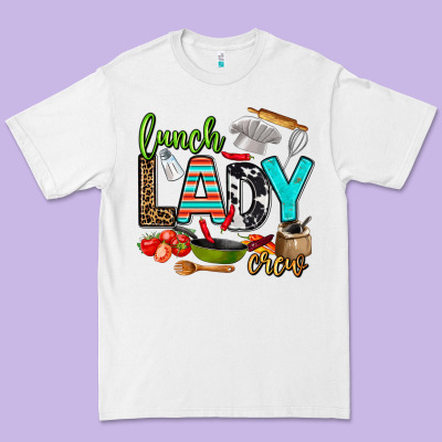 Lunch Lady Crew Premium Tee Designed By Adodesignshop