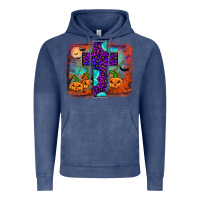 Vintage Denim halloween cross Vintage Hoodie - JahusDesignShop