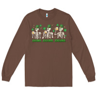 Chestnut drink drank drunk st. patricks day skeletons Long Sleeve Tee - MaliasSmallBusiness