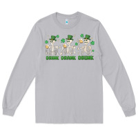 Moon Dust drink drank drunk st. patricks day skeletons Long Sleeve Tee - MaliasSmallBusiness