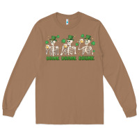Toasted Coconut drink drank drunk st. patricks day skeletons Long Sleeve Tee - MaliasSmallBusiness