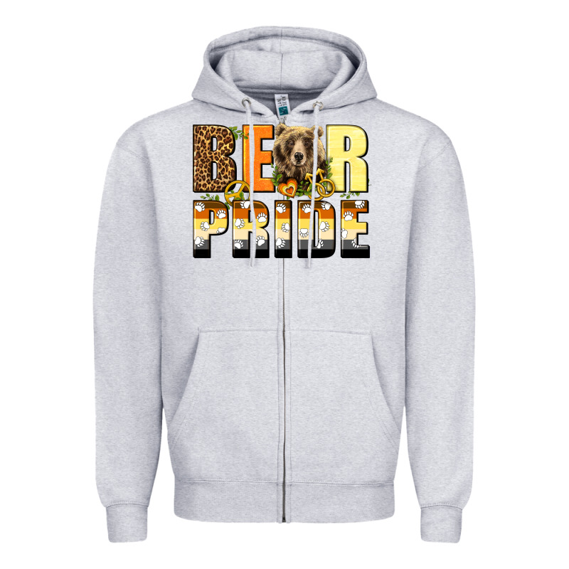 Western Bear Pride Lgbtq+ Zipper Hoodie by BundleAndBundleShop | Teevron