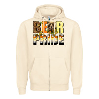 Sandshell Western Bear Pride LGBTQ+ Zipper Hoodie - BundleAndBundleShop