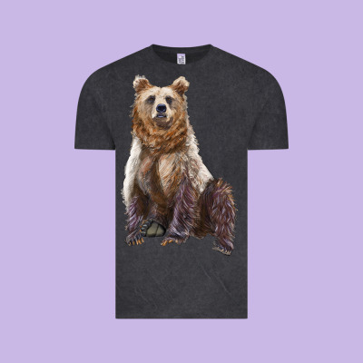 Bear Vintage Tee Designed By Artiststas
