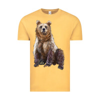 Vintage Mustard bear Vintage Tee - Artiststas