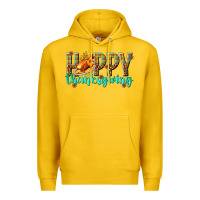 Lemon Happy Thanksgiving with Turkey Premium Hoodie - texasbilliewilder