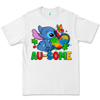 White ausome stitch autism Premium Tee - Zillion Design Studio