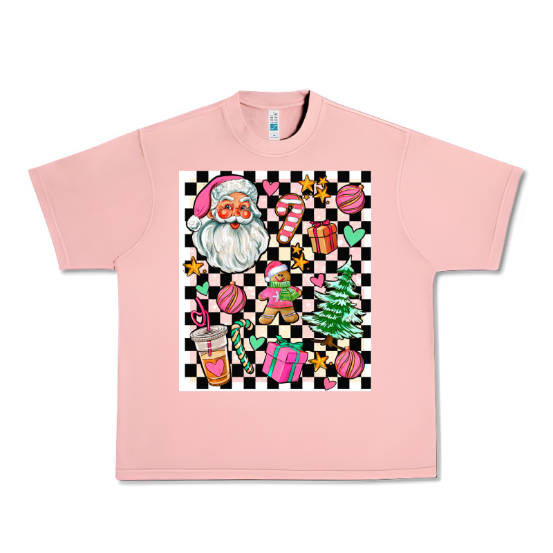 Pink Christmas Elementary Urban Heavy Tee by AdoDesignShop | Teevron