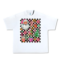 White pink christmas elementary Urban Heavy Tee - AdoDesignShop