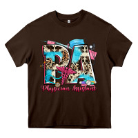 Chocolate Brown pa physician assistant Heavy Core Tee - Zillion Design Studio