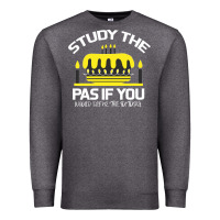 Charcoal Heather Study the past if you would define the future shi Premium Sweatshirt - Bettercallsaul