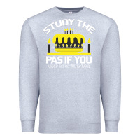 Heather Grey Study the past if you would define the future shi Premium Sweatshirt - Bettercallsaul